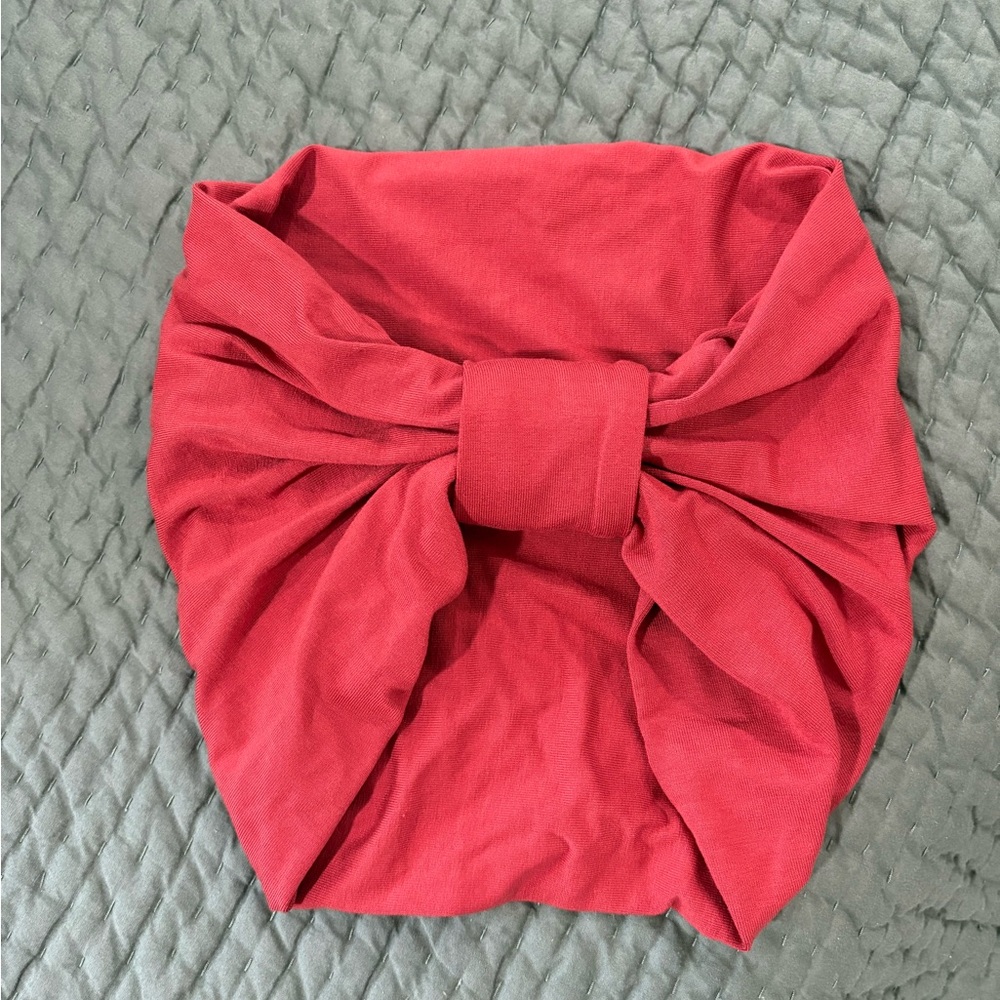 Kettlewell Red Earth Knotted Headwrap or infinity scarf